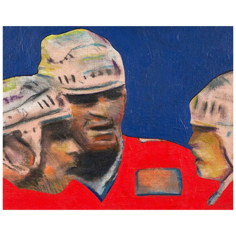 Charles Pachter, Hockey Knights, painting, 1986 Caviar20