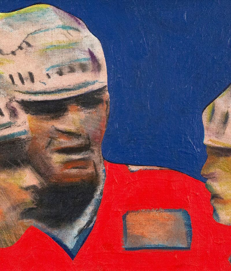 Charles Pachter, Hockey Knights, painting, 1986 Caviar20
