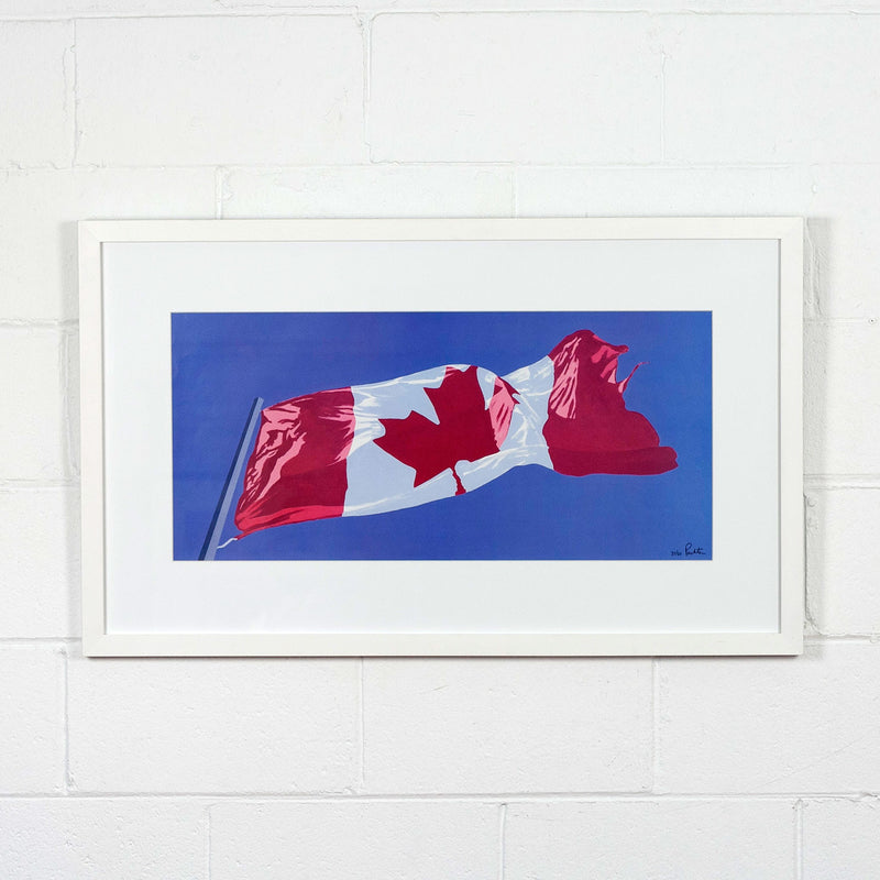 Charles Pachter prints Caviar20 Canadian flag