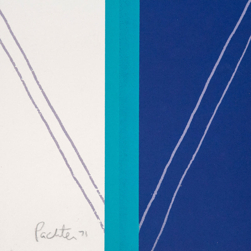1971 lithograph by Canadian artist Charles Pachter. Pop art featuring Toronto TTC streetcar.