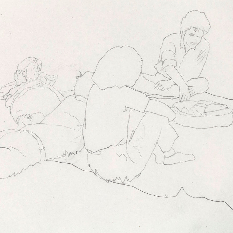 Charles Pachter drawing canadian picnic Caviar20