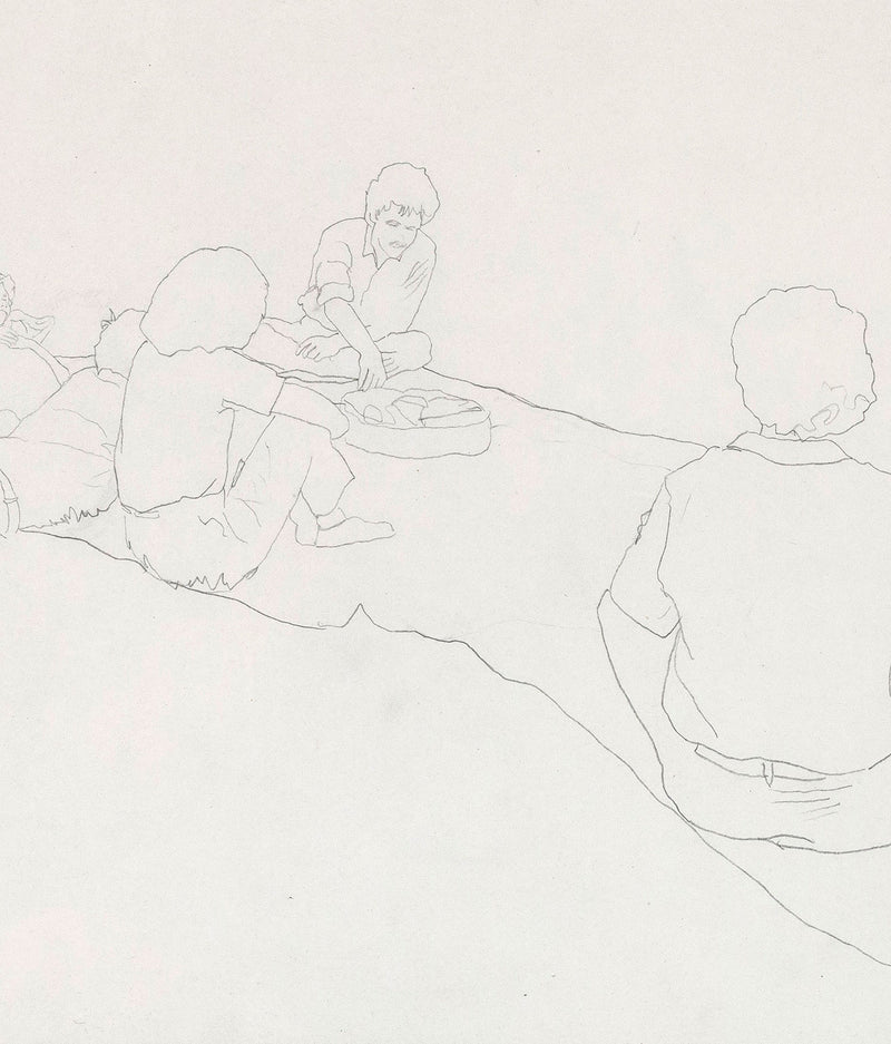 Charles Pachter drawing canadian picnic Caviar20