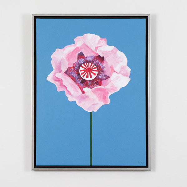 CHARLES PACHTER "POPPY" ACRYLIC ON CANVAS, 2021