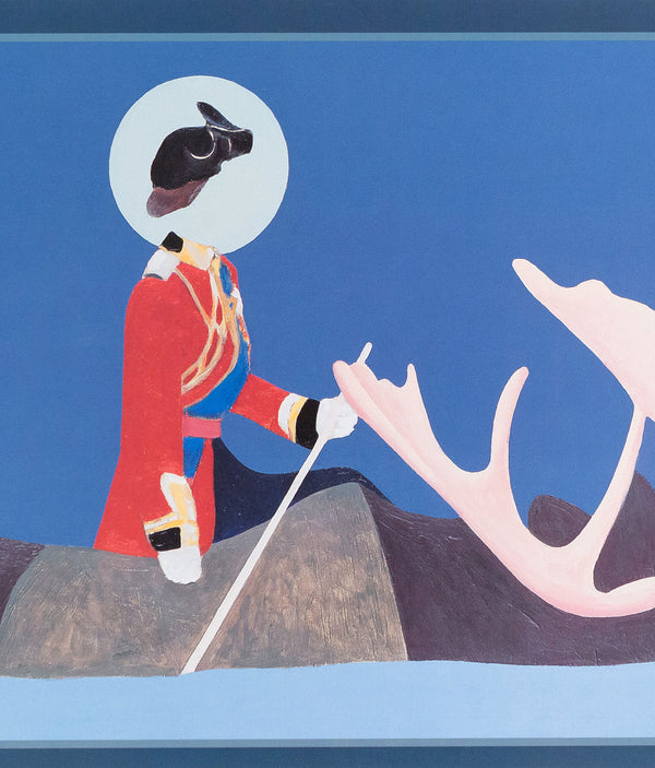 Charles Pachter, "Ceremonial"  Canada, 1973  Offset lithograph from an edition of 40  Signed, numbered, and dated by the artist  12”H 17"W (work)  Sold unframed