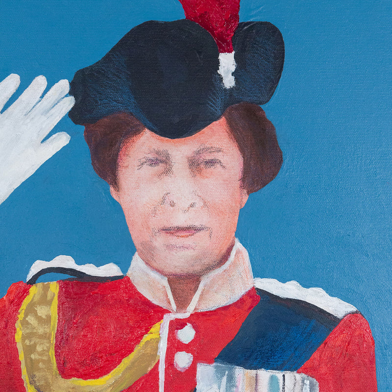 Charles Pachter, Queen on a Moose, Acrylic on Canvas, 1988, Caviar20, Canadian Art