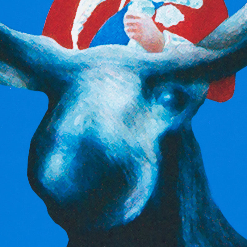 Charles Pachter, "Joy Ride"  Canada, 1983  Glicée  Signed, dated, and numbered by artist  13.5"H 13"W (work)  Very good condition