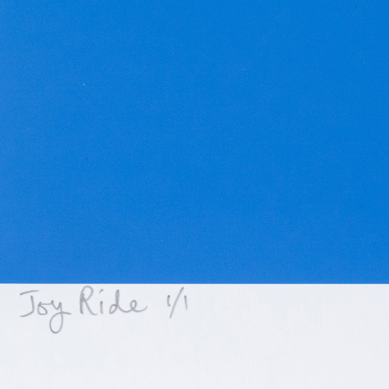 Charles Pachter, "Joy Ride"  Canada, 1983  Glicée  Signed, dated, and numbered by artist  13.5"H 13"W (work)  Very good condition