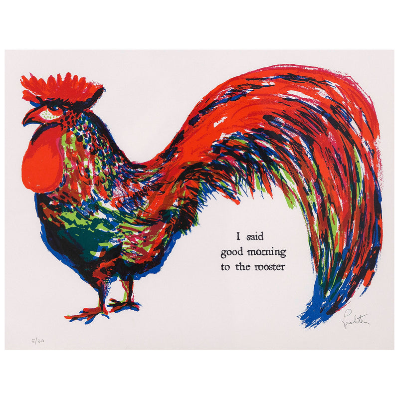 Charles Pachter prints Rooster Caviar20