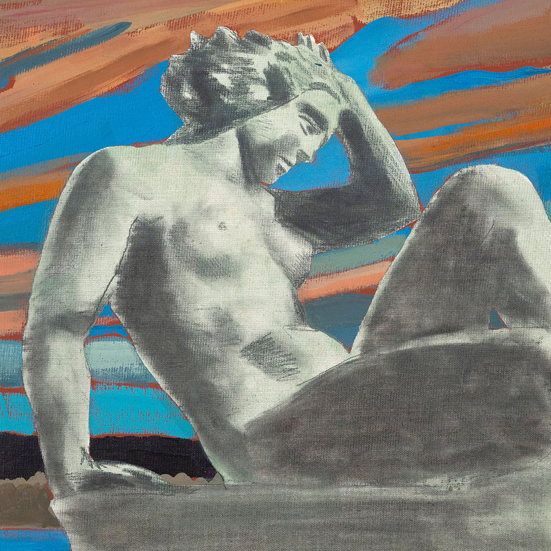 Charles Pachter, Statuesque, Painting, 1980, Caviar 20, close-up 