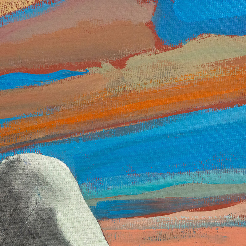 Charles Pachter, Statuesque, Painting, 1980, Caviar 20, close-up 
