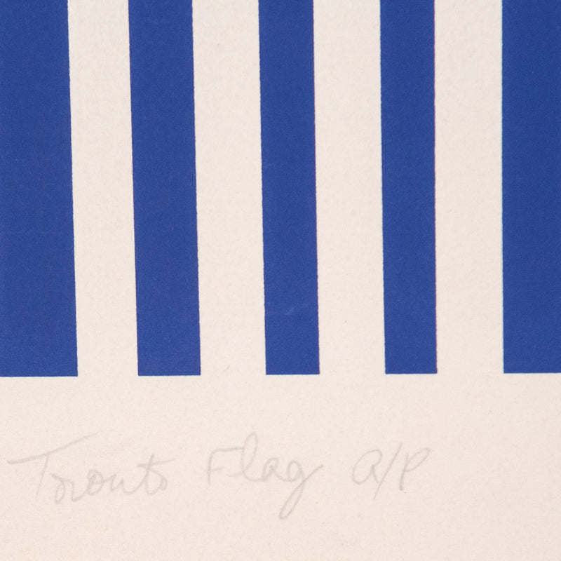 1971 lithograph by Canadian artist Charles Pachter. Pop art featuring Toronto TTC streetcar.