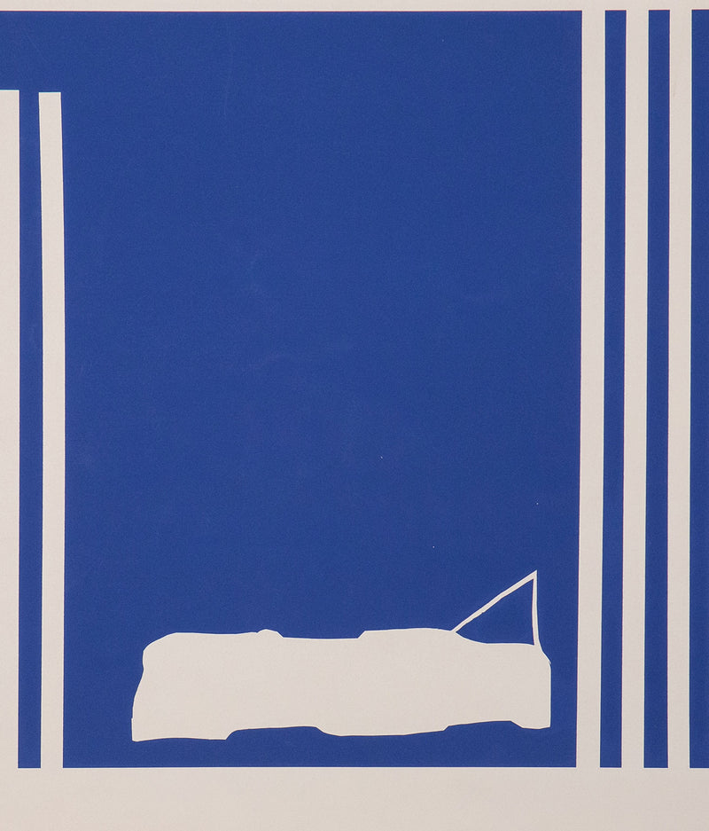 1971 lithograph by Canadian artist Charles Pachter. Pop art featuring Toronto TTC streetcar.