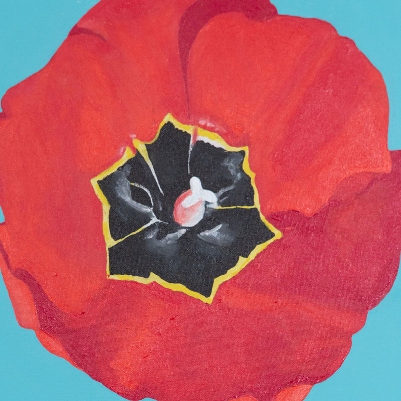 CHARLES PACHTER "TULIP" PAINTING, 2020
