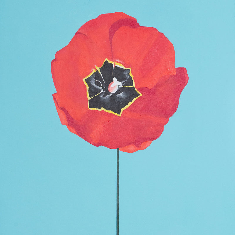 CHARLES PACHTER "TULIP" PAINTING, 2020