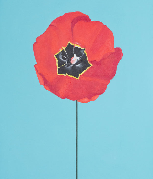 CHARLES PACHTER "TULIP" PAINTING, 2020