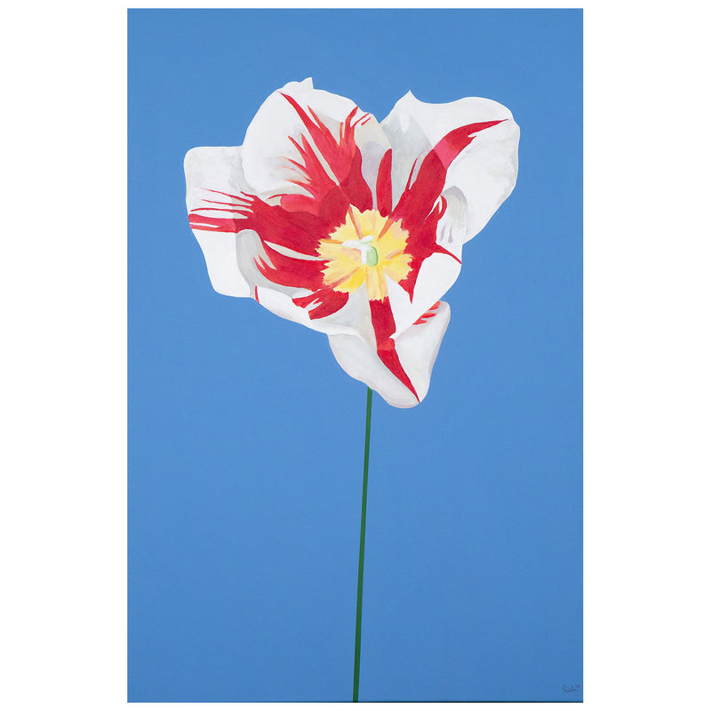 CHARLES PACHTER "GRAND TULIP" ACRYLIC ON CANVAS, 2020