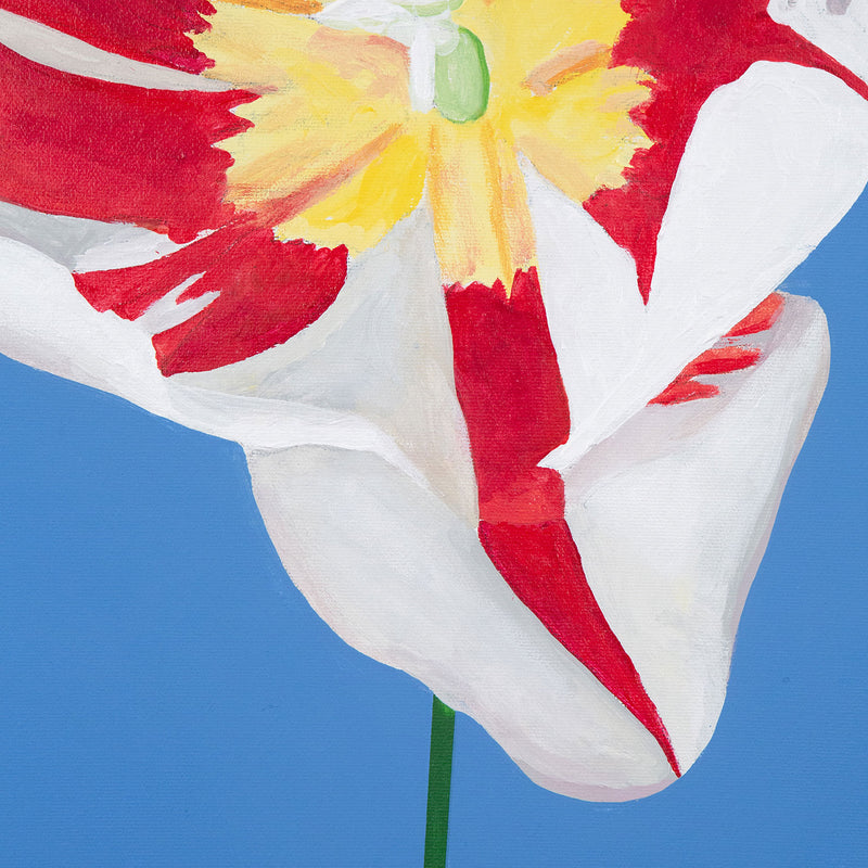 CHARLES PACHTER "GRAND TULIP" ACRYLIC ON CANVAS, 2020
