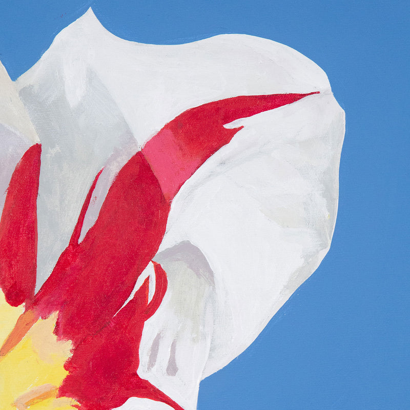 CHARLES PACHTER "GRAND TULIP" ACRYLIC ON CANVAS, 2020