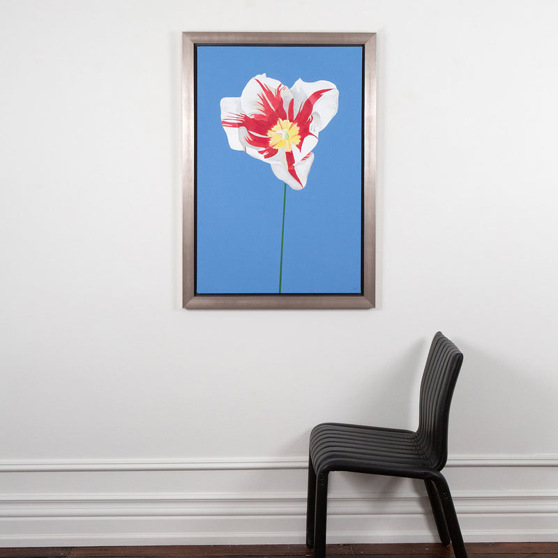 CHARLES PACHTER "GRAND TULIP" ACRYLIC ON CANVAS, 2020