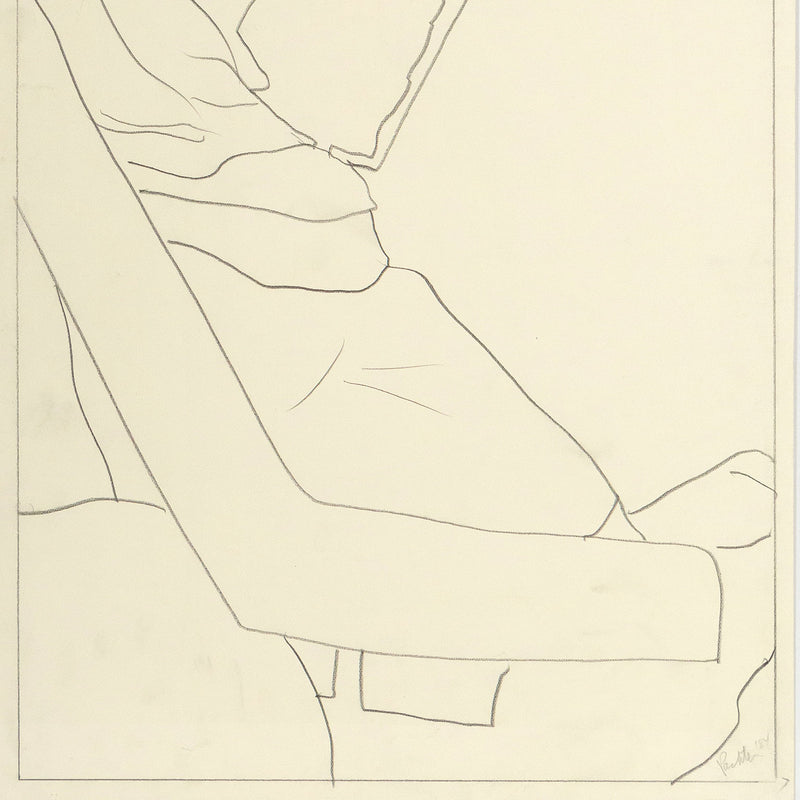 Charles Pachter, Hockey Knights in Canada, 1984, drawings, pencil on paper