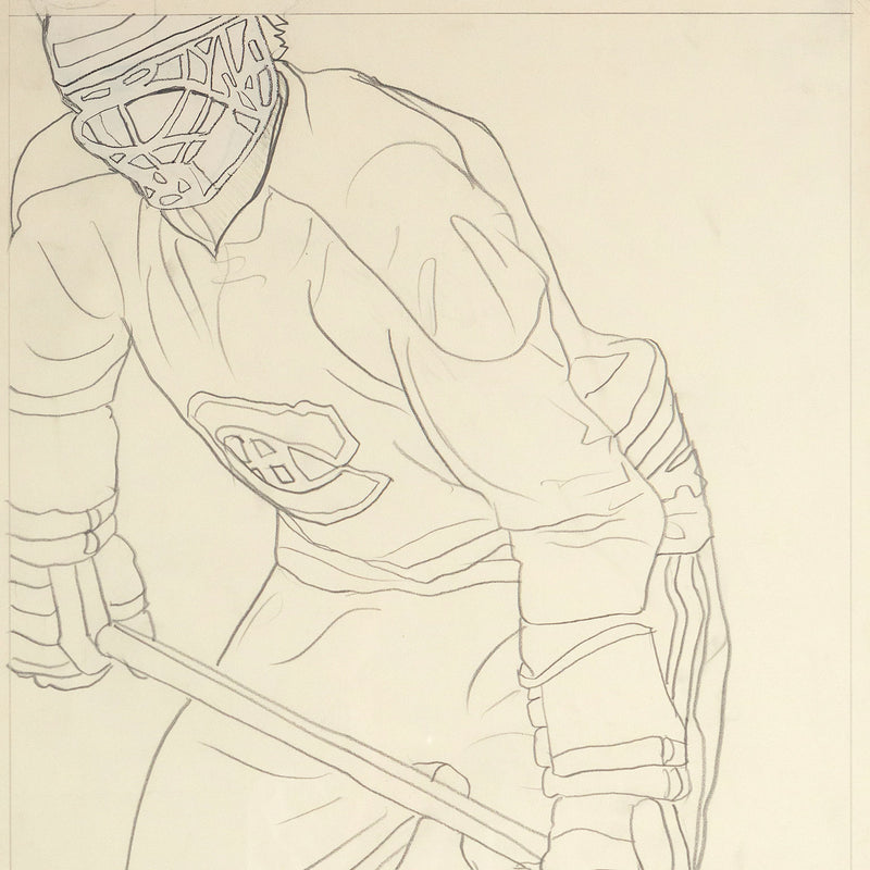 Charles Pachter, Hockey Knights, Canada, 1984, drawing, pencil on paper