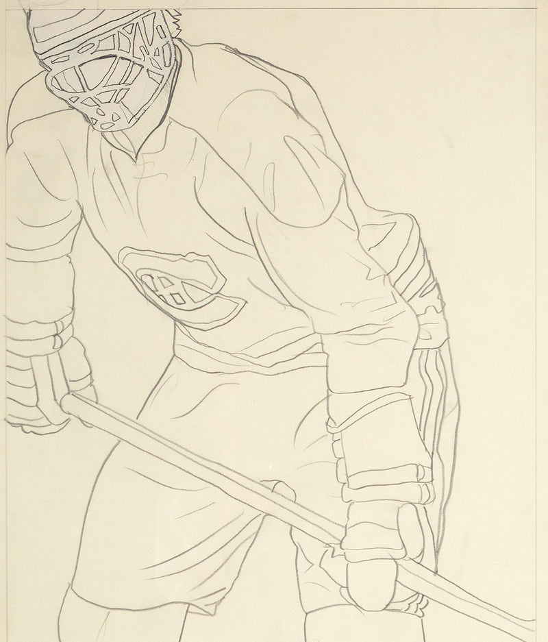 Charles Pachter, Hockey Knights, Canada, 1984, drawing, pencil on paper