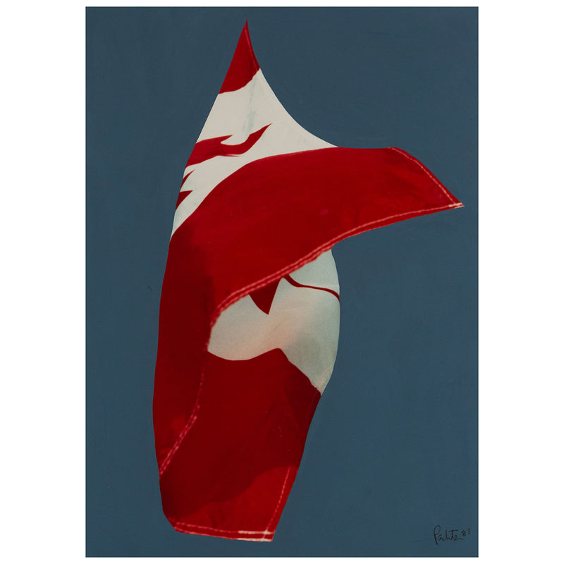 Charles Pachter, Painted Flag: Preparatory #4, Acrylic, 1981, Caviar20, 