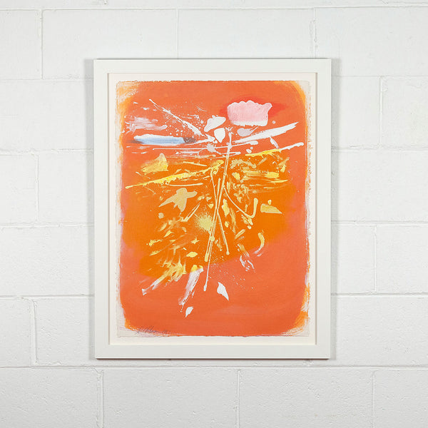 Dan Christensen Caviar20 orange print 1981