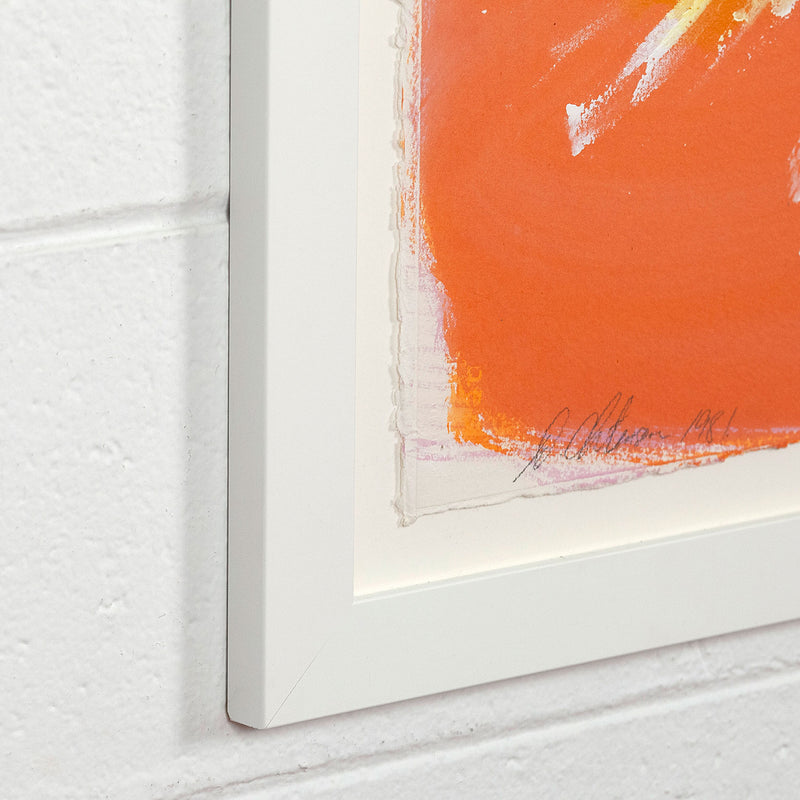 Dan Christensen Caviar20 orange print 1981