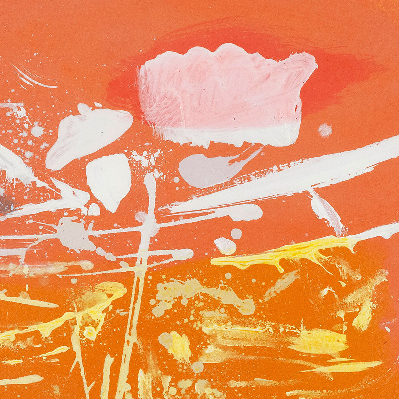 Dan Christensen Caviar20 orange print 1981