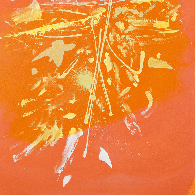 Dan Christensen Caviar20 orange print 1981