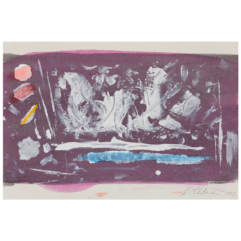 Dan Christensen Grape Crush 1998 Caviar20 acrylic on paper