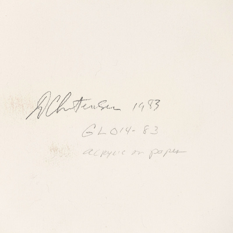 Dan Christensen Indian Summer 1983 work on paper Caviar20