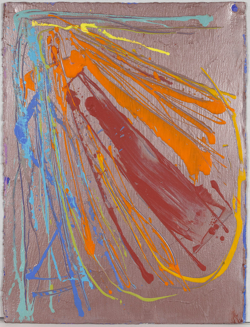 Dan Christensen Indian Summer 1983 work on paper Caviar20