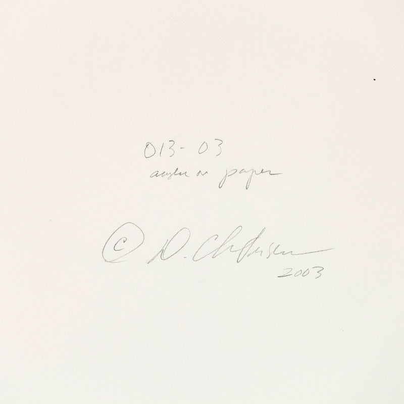 Dan Christensen Tangerine 2003 Caviar20 work on paper