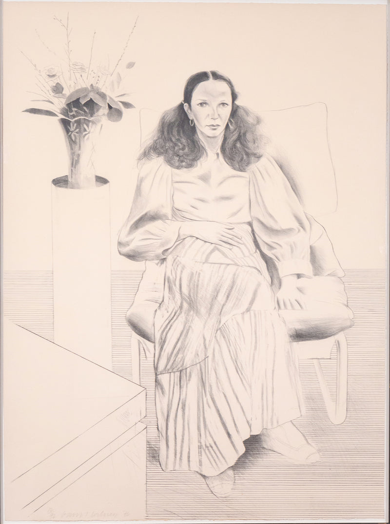 David Hockney, Brooke Hopper, Lithograph, 1976, Caviar20