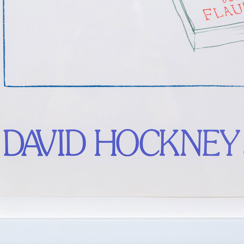 David Hockney, Irises, Offset Lithograph, 1973, Caviar20