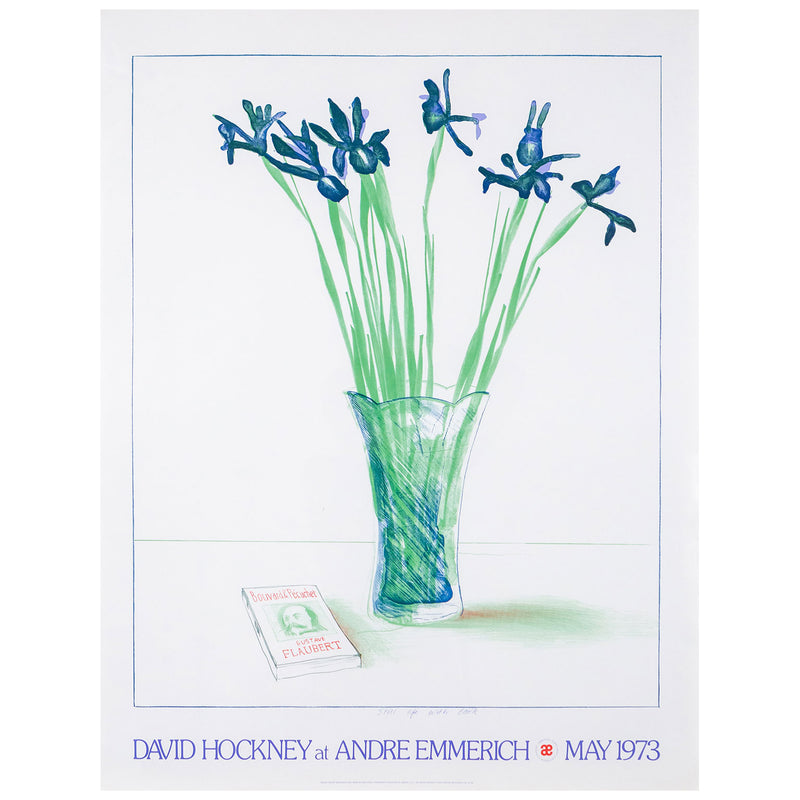 David Hockney, Irises, Offset Lithograph, 1973, Caviar20