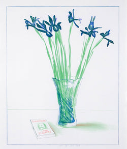 David Hockney, Irises, Offset Lithograph, 1973, Caviar20
