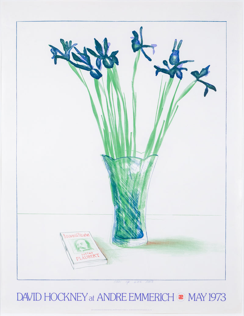David Hockney, Irises, Offset Lithograph, 1973, Caviar20