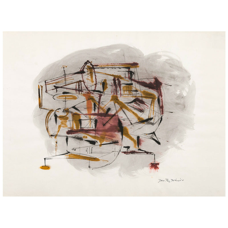 Dorothy Dehner Untitled 1954 watercolor Caviar20