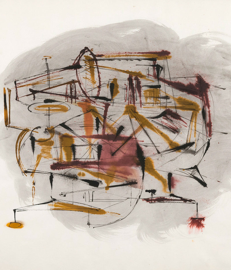 Dorothy Dehner Untitled 1954 watercolor Caviar20
