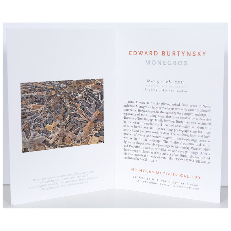 EDWARD BURTYNSKY "DRYLAND FARMING #7, SPAIN, 2010"