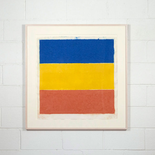 Ellsworth Kelly Colored Paper Image XVI Blue Yellow Red 1976 Caviar20