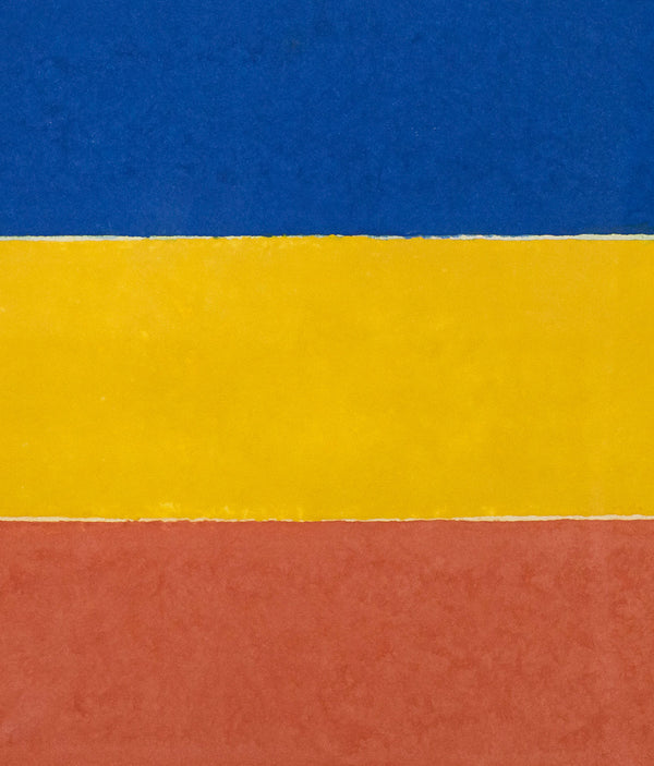 Ellsworth Kelly Colored Paper Image XVI Blue Yellow Red 1976 Caviar20