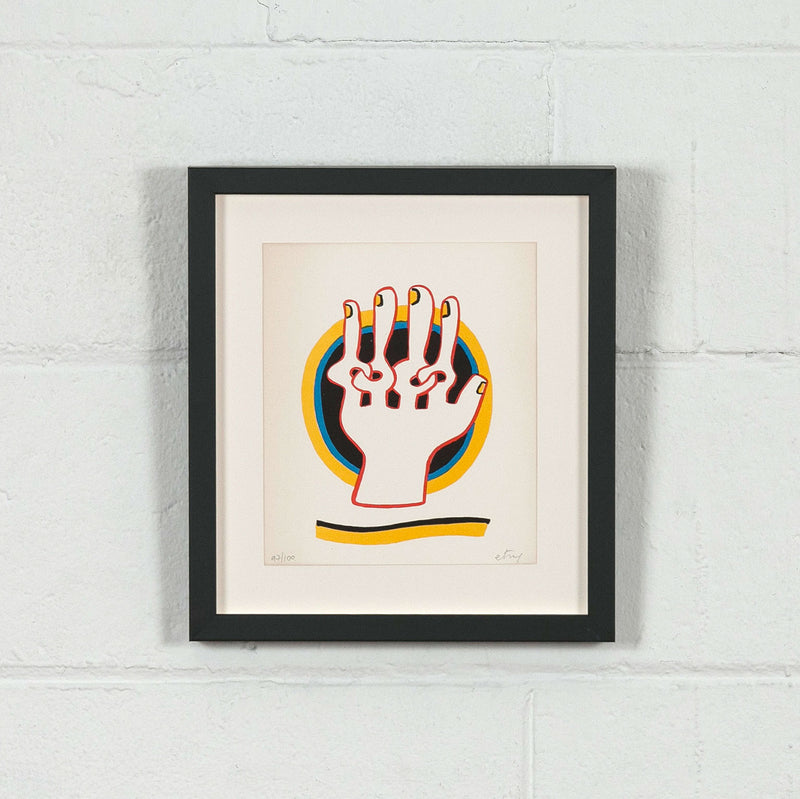 Sorel Etrog lithograph prints Caviar20 Hand