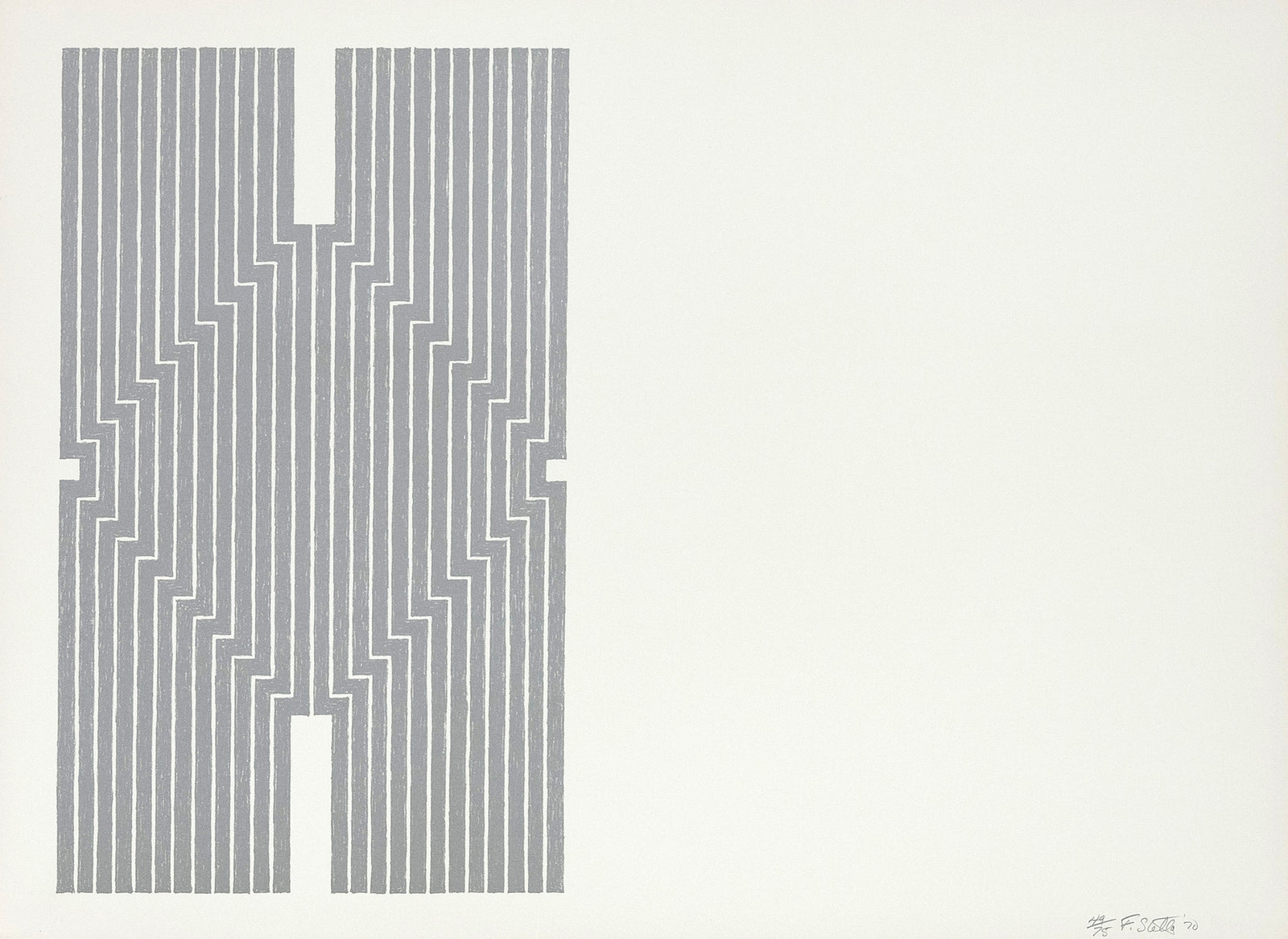 版画 ES LAPORTE lithograph FRANK STELLA 