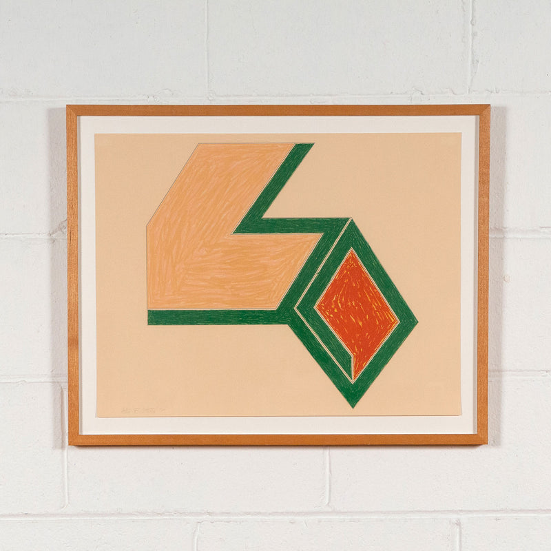 Frank Stella, Eccentric Polygon, Effingham, Screenprint, 1974, Caviar20 Stella Prints