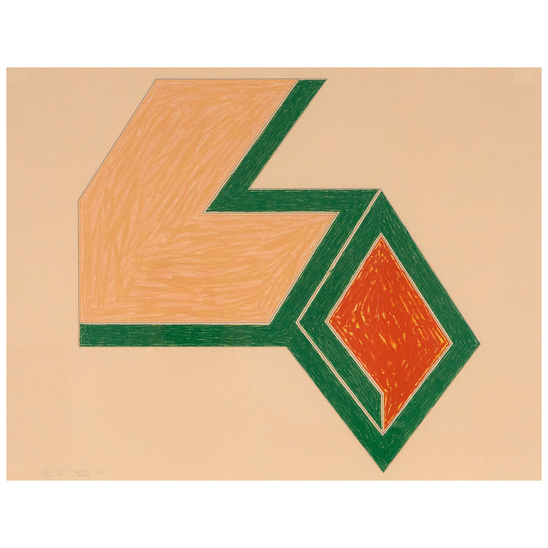 Frank Stella, Eccentric Polygon, Effingham, Screenprint, 1974, Caviar20 Stella Prints