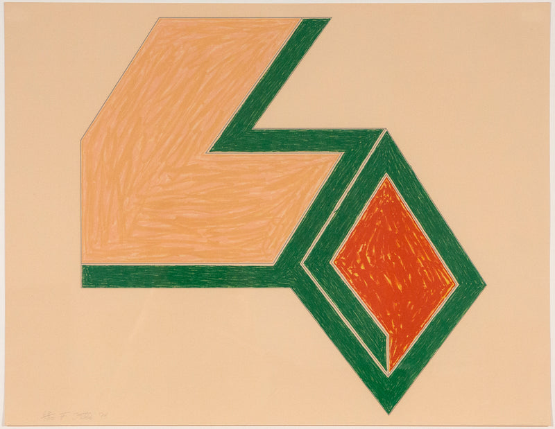 Frank Stella, Eccentric Polygon, Effingham, Screenprint, 1974, Caviar20 Stella Prints